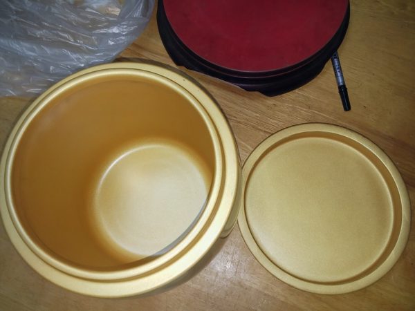 日本漆藝獨家壽罐花卉外觀
